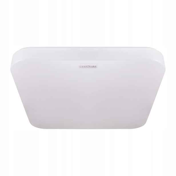 Čtvercový stropní svítidlo do koupelny Led 33 cm IP44 24 W, bílá barva Struhm