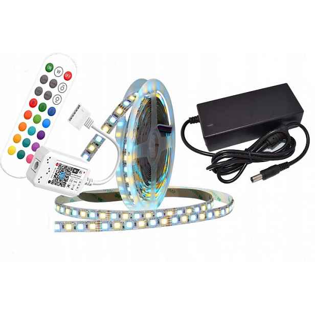 Set Led pásek Rgbw 5 m WiFi Ios Android