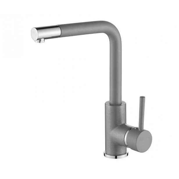 Dřezová baterie Aquasanita Helika Forte 5553 Alumetallic