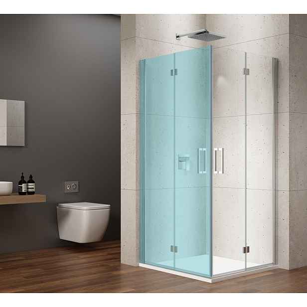 Gelco LORO sprchové dveře skládací pro rohový vstup 700mm, čiré sklo