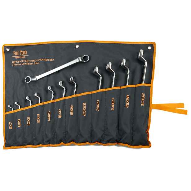Profi Tools Klíč očkový 12 ks, PT26