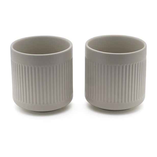 Šedé porcelánové šálky v sadě 2 ks 300 ml Skagen – Bredemeijer
