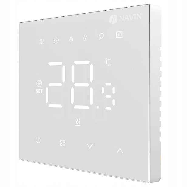 Termostat Navin WT410 BH-3А Wi-Fi pro plynové kotle, bílý