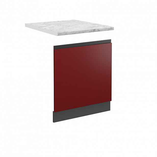 Vicco PŘEDNÍ PANEL R-Line Červená 60 cm , PD Mramor