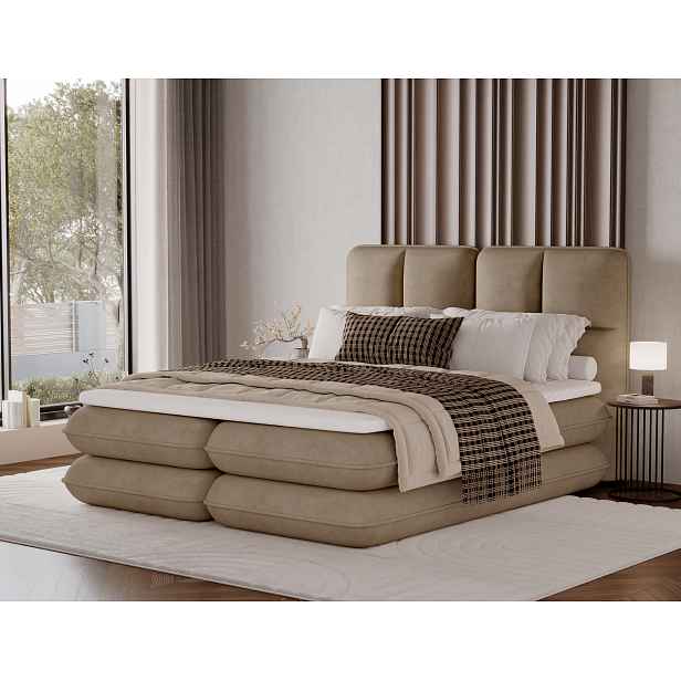 Boxspring Tonila Rozměry: 160 x 200 cm, látka: Aura 20