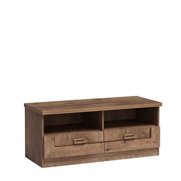 MASSENO TV STOLEK UDINE, 118/50/50 cm, hnědý