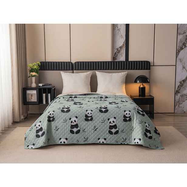 Přehoz na postel PANDA RELAX zelený Rozměr: 170 x 210 cm