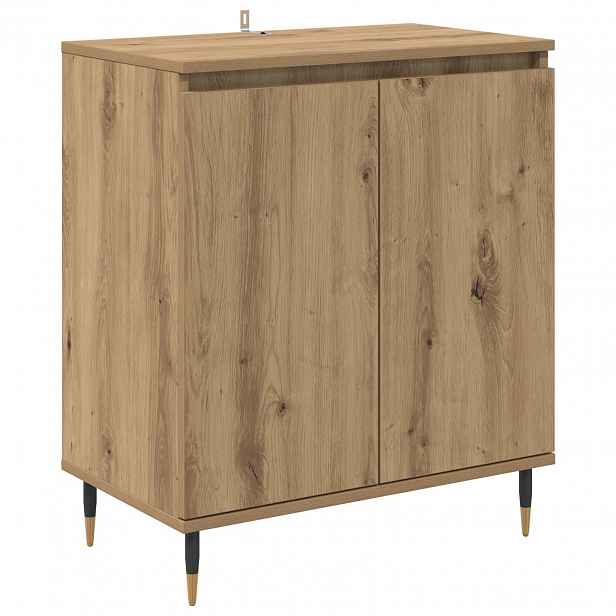 vidaXL Servírovací skříň Artisanový dub 60 x 35 x 70 cm