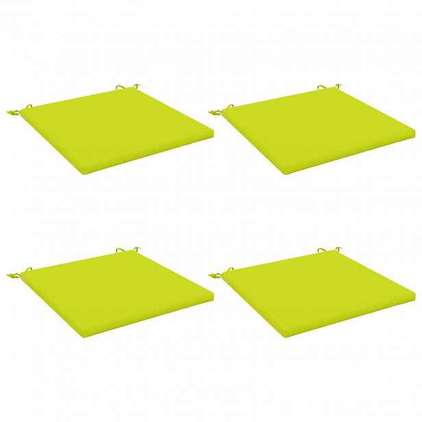 vidaXL Polstry ve 4 kusech SOEST 4 ks 100% polyester Jasně zelená