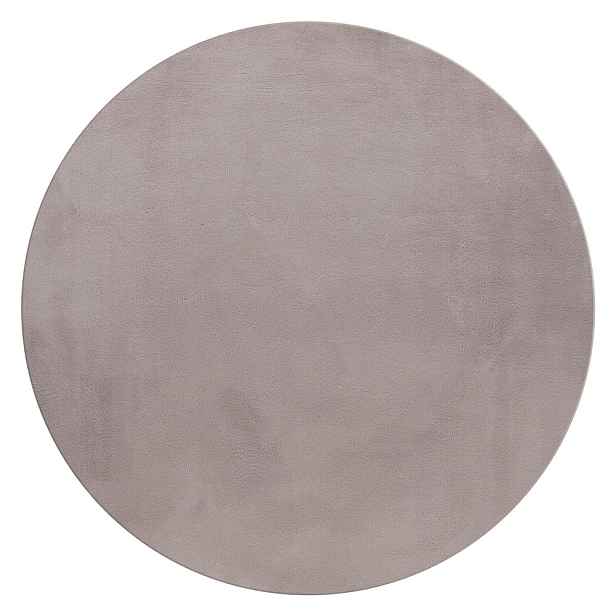 Béžový pratelný kulatý koberec ø 120 cm Pouffy – Ayyildiz Carpets