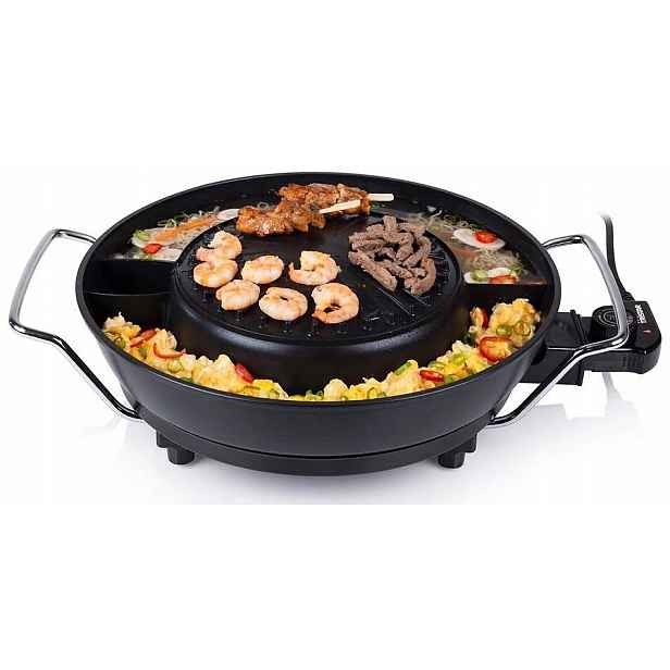 Elektrická korejská grilovací sada Velký gril 1800W 36cm Tristar