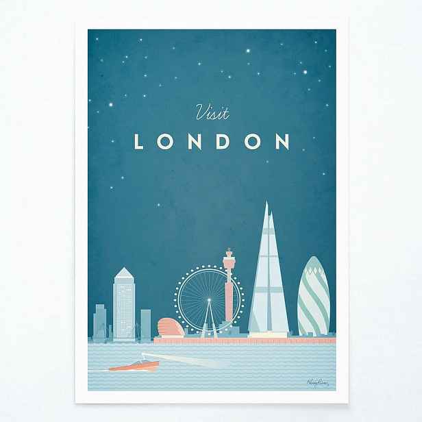 Plakát Travelposter London, A3
