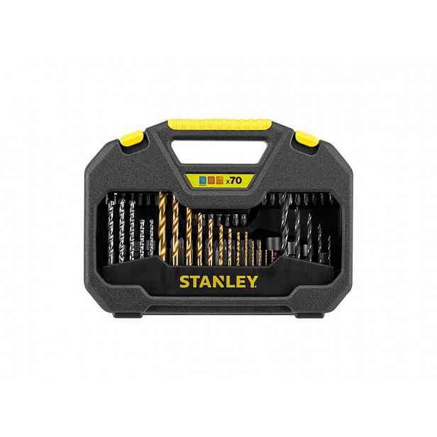 Stanley - 70dílná sada bitů, vrtáků a nástrčných klíčů STA7184-XJ