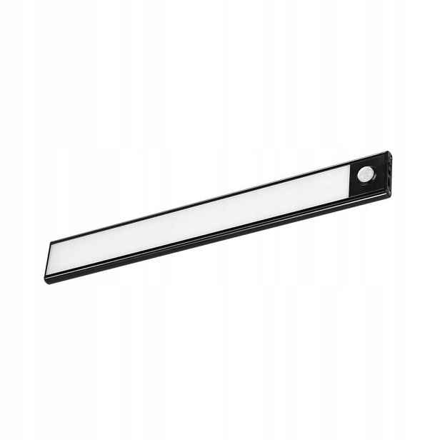 V-tac Led podskříňkové svítidlo 2W černé, Usb senzor pohybu, 40 cm, 3000K