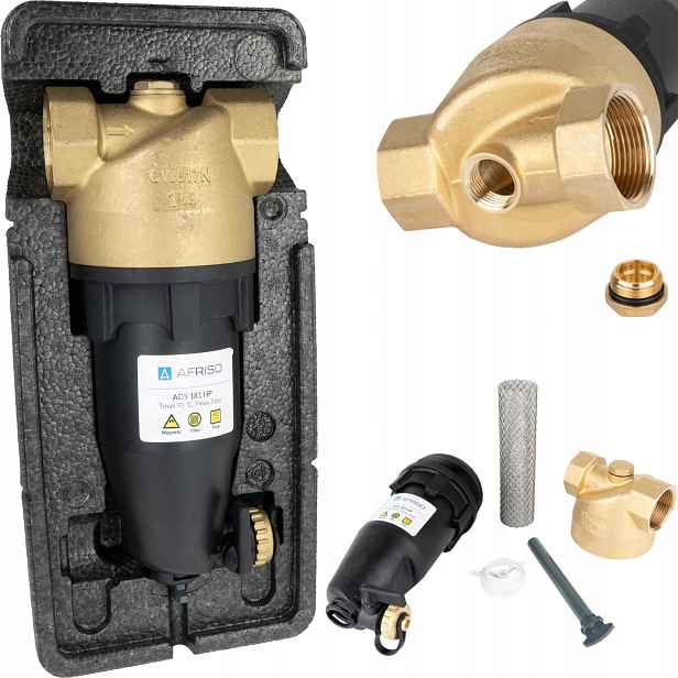Magnetický Separátor Filtru Nečistot ADS181 Afriso DN32 5/4 Izolace