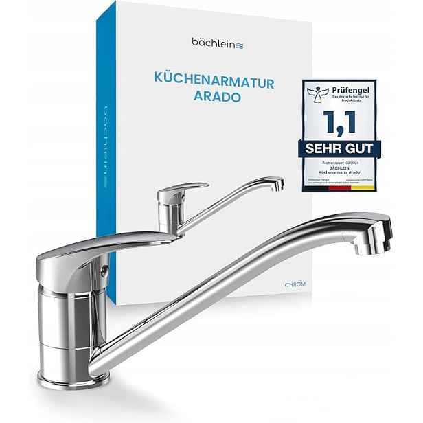 Bächlein Arado kohoutek do kuchyně otočný o 360 stupňů (chrom) – kuchyňská baterie
