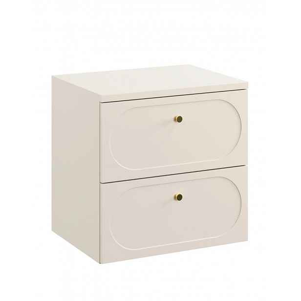 Koupelnová skříňka pod umyvadlo s deskou 60 cm, sada Kašmír (SET-DS B SAND 60CM)