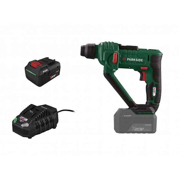 Parkside® Aku vrtací kladivo Pabh 20-Li D4, Smart 8 Ah