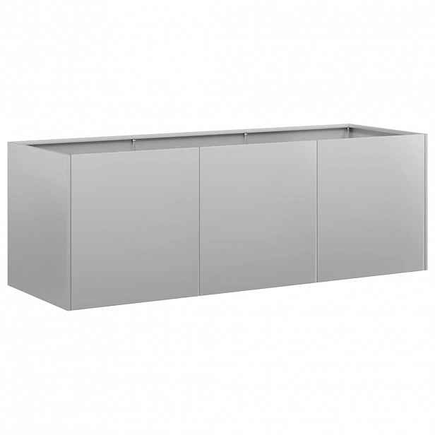 vidaXL Truhlík 120x40x40 cm pozinkovaná ocel