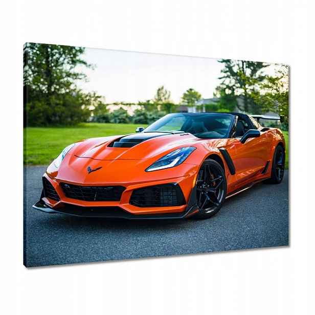 Obrazy 80x60 Oranžové auto