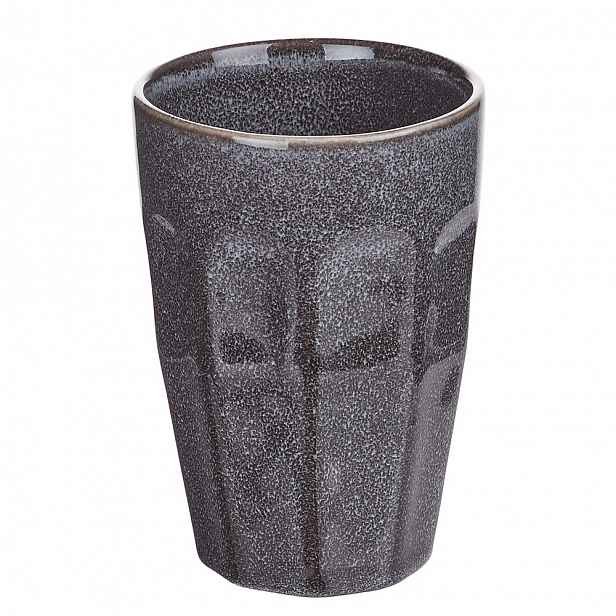 Butlers BERGAMO Hrnek Latte macchiato 330 ml - antracitová