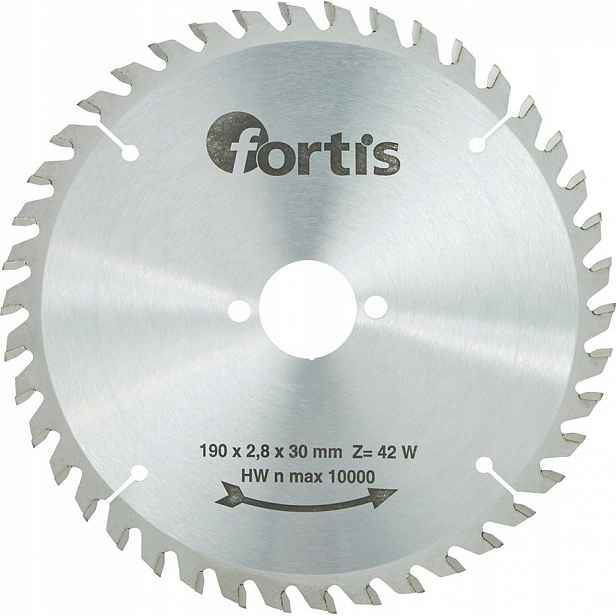 Pilový kotouč Hw Hw 190x2,8 x30 mm 42 zubů W Fortis
