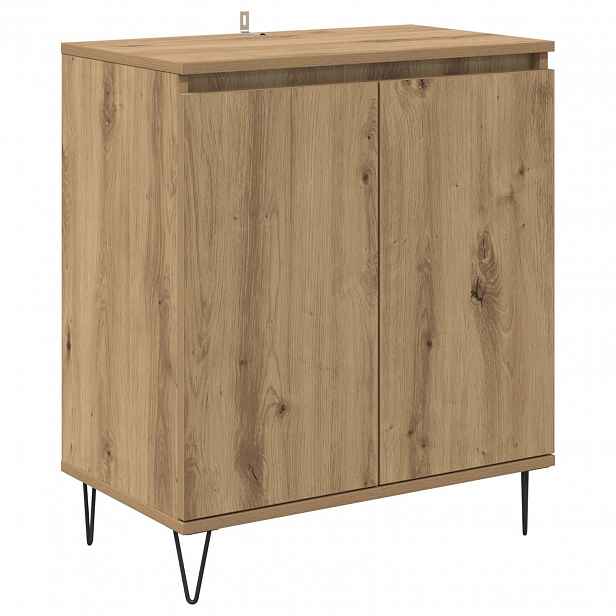 vidaXL Servírovací skříň Artisanový dub 60 x 35 x 70 cm