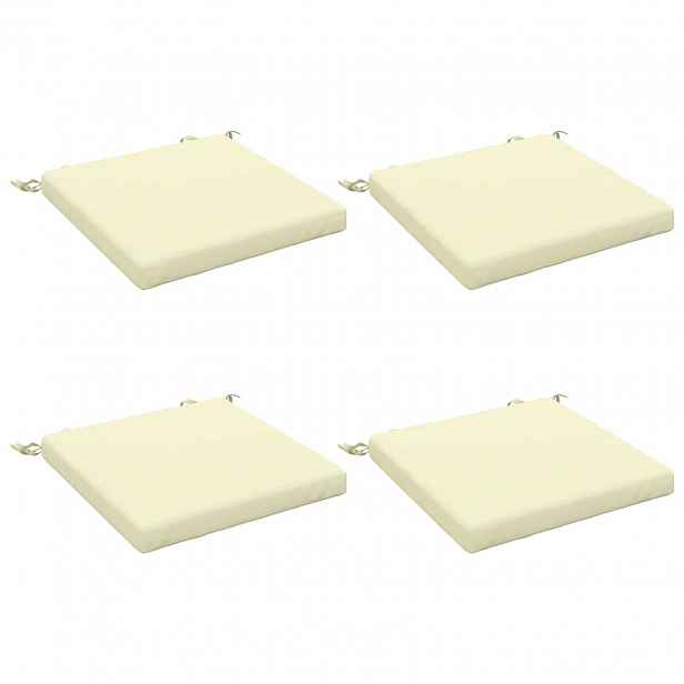 vidaXL Polstry ve 4 kusech SOEST 4 ks 100% polyester Krémová