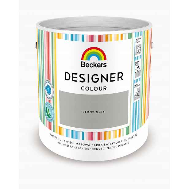Beckers Designer Color 2,5L Matte Kamenně šedá