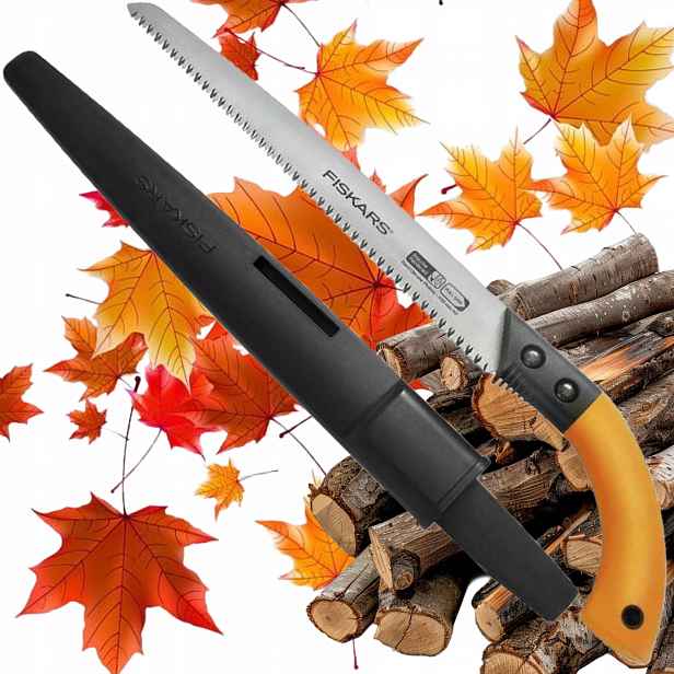 Fiskars SW84 Ruční Zahradní Pila Na Čerstvé Dřevo, Lehká, Výkonná Dílna