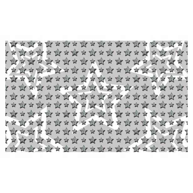 Fototapeta Geometrické hvězdy, kov, bílá, do obývacího pokoje 300x210 lepidlo