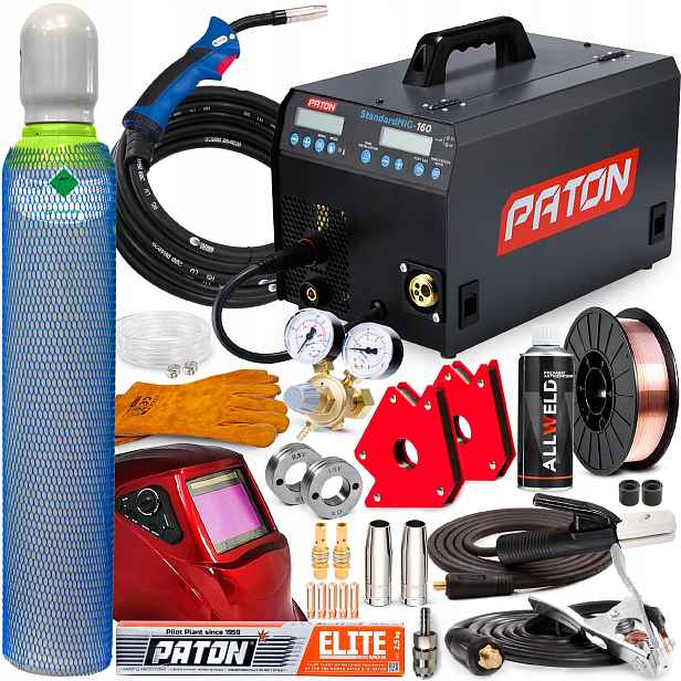 Invertorová Svářečka Paton Psi 160 Standard 3V1 Mig Mag Mma Tig