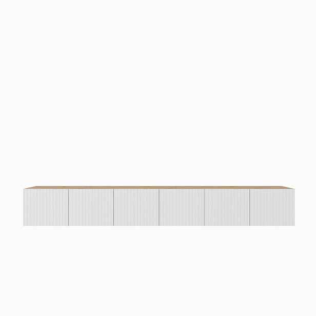 MASSENO ZÁVĚSNÝ TV STOLEK LIVO, 300/41/40 cm, dub Artisan