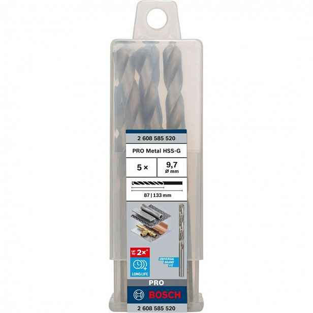 Bosch - Sada vrtáků do kovu, 9,7x133 mm, 5 ks 2608585520