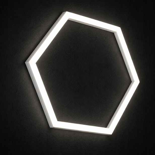 stropní svítidlo Led černá HEX1 92x79 Cm 42W 4000K auto detailing studio