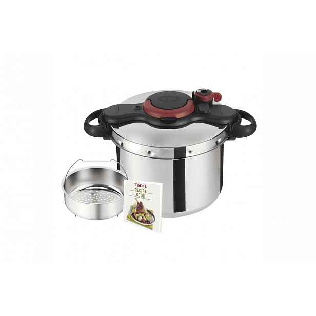 Tlakový hrnec Tefal Clipso Minut Easy 9 l P4624966 Nerezový/Černý