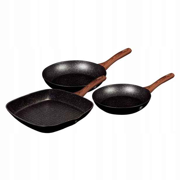 Sada 3 pánví Berlinger Haus Ebony Rosewood BH-7101
