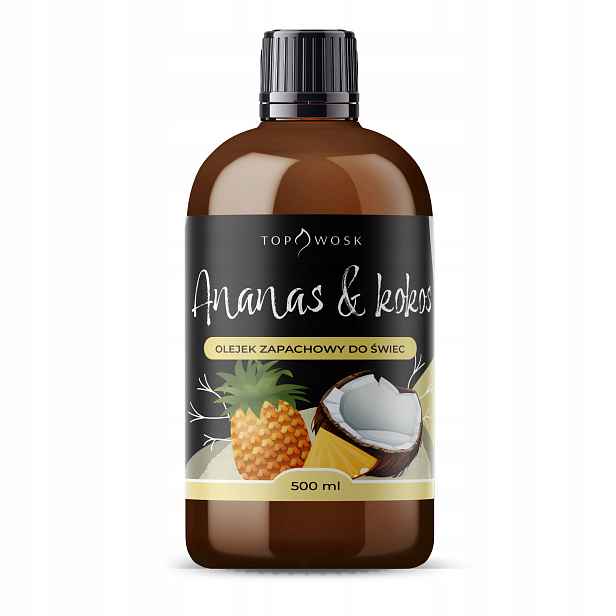 Vonný olej na svíčky Ananas A Kokos 500 ml