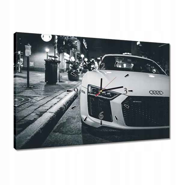 Hodiny 60x40 Audi Krásné auta
