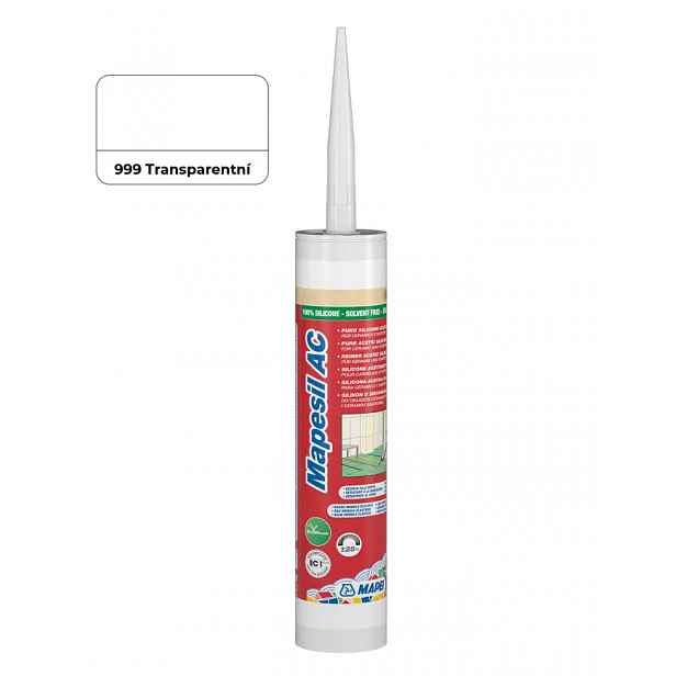 Sanitární silikon Mapei Mapesil 310 ml AC 999 transparentní