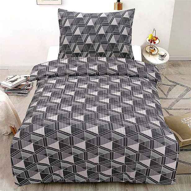 TP Krepové povlečení ECONOMY 140x200+70x90 - Greyland