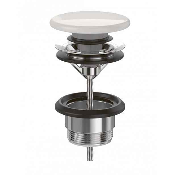 Villeroy & Boch - Umyvadlová výpusť, ClickClack, alpská bílá 68170001