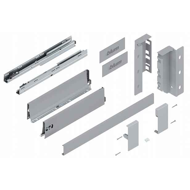 Blum Tandembox 450 Šuplík , Střední vnitřní, K, Šedá