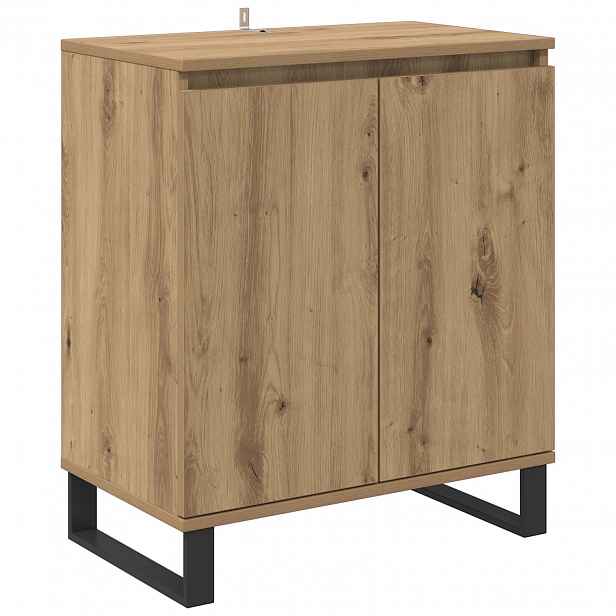 vidaXL Servírovací skříň Artisanový dub 60 x 35 x 70 cm