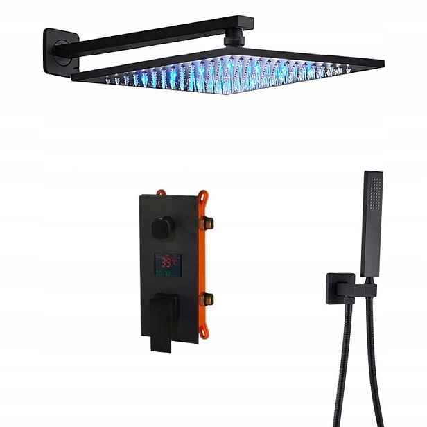 Podomítkový Set Dešťová Sprcha S Led Displejem