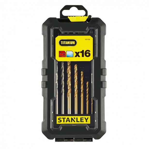 Stanley - 16dílná sada bitů a vrtáků STA7221-XJ