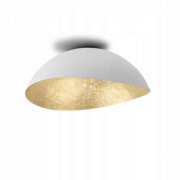 Stropní lampa Pendel Solaris 1xE27 15W Bílá Kompozit Sigma Lighting 19 Cm