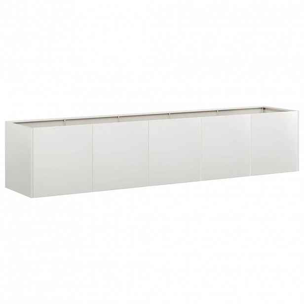 vidaXL Truhlík 200x40x40 cm nerezová ocel