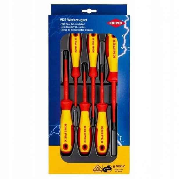 Knipex sada šroubováků Vde 1000V Slim, Pl+ph+pz, 6-dílná, Din En/iec 60900,