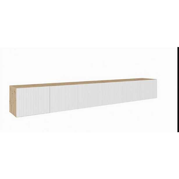 MASSENO ZÁVĚSNÝ TV STOLEK VAREN, 300/41/40 cm, dub Artisan